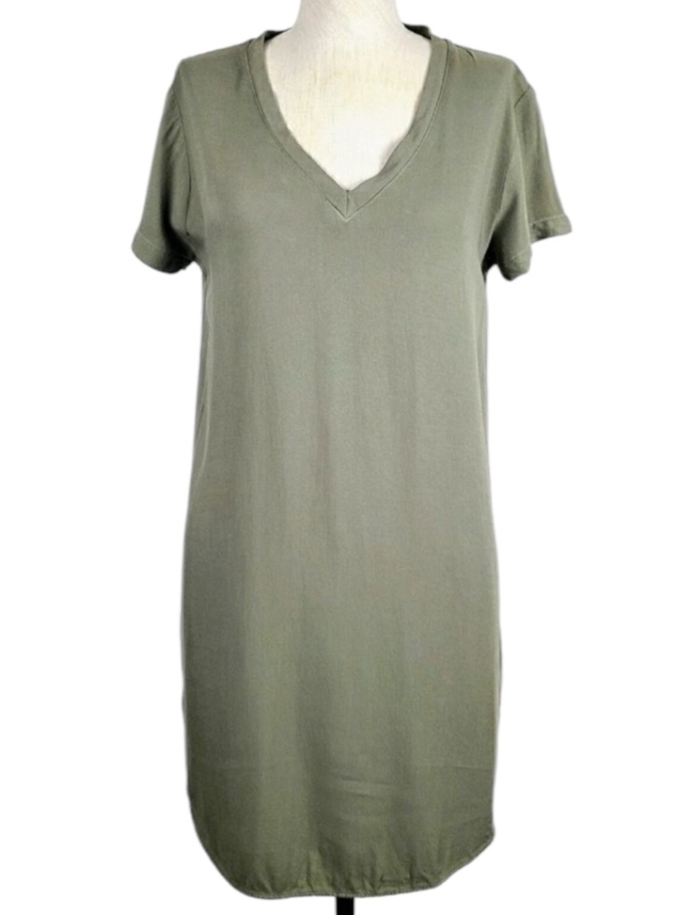 Cloth & Stone Anthropologie Green Shirt Dress size women’s medium